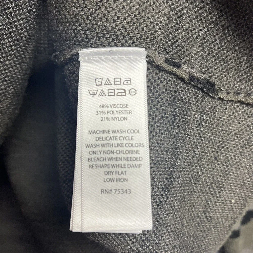 Tahari Camoflauge Mock Neck Long Sleeve Sweater XS - Picture 6 of 6